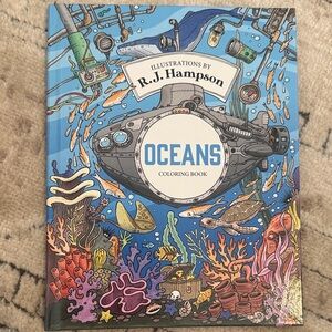 Oceans Coloring Book by R.J. Hampson